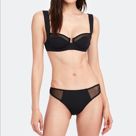 Balmain Other - Balmain Balconette Bra & Mid Rise Brief Set Size Medium